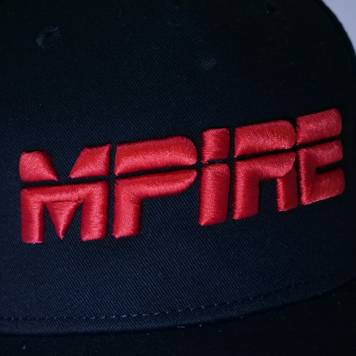 Black/Red 3D Cap